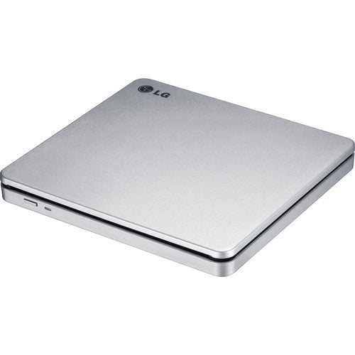 LG 8x External Super Multi Portable DVD Rewriter with M-DISC Support, USB, Silver- GP70NS50