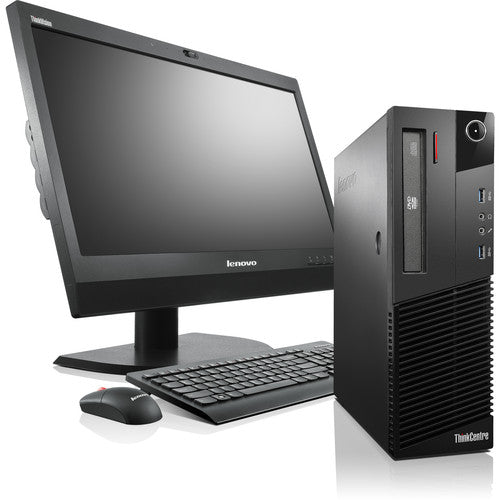 Lenovo ThinkCentre M93p SFF Desktop PC, Intel i5-4570, 3.20GHz, 8GB RAM, 240GB SSD, Win10P - M93P-8-240SSD-W10P-SFF (Refurbished)