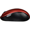 Microsoft Wireless Mobile Mouse 4000, 2.4GHz, 4 Buttons, Four-way Scrolling, Red - D5D-00038