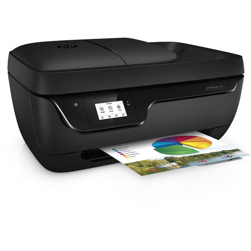 HP OfficeJet 3830 Inkjet All-in-One Printer, 8.5 ppm Black, 6 ppm Color, 4800 x 1200 dpi, 512 MB Memory, WiFi, Hi-Speed USB 2.0, Duplex Printing - K7V40A#B1H