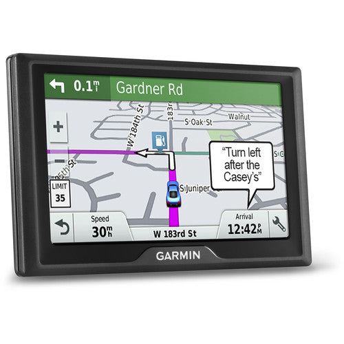 Garmin Drive 51 LM Automobile Portable GPS Navigator, 5" Touchscreen Color Display, Mountable, Black - 010-01678-0B