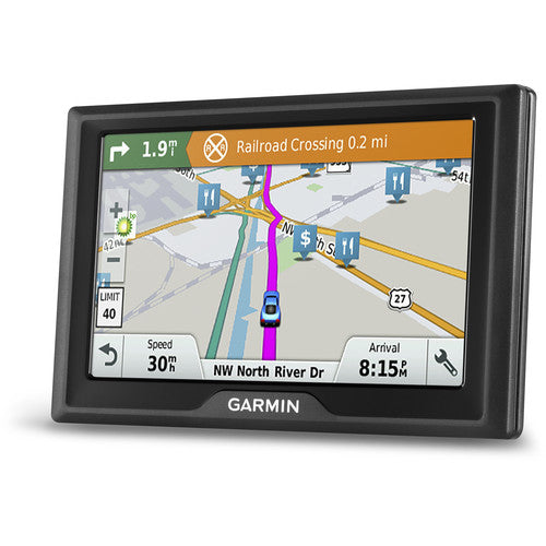 Garmin Drive 51 LM Automobile Portable GPS Navigator, 5" Touchscreen Color Display, Mountable, Black - 010-01678-0B