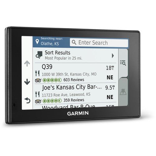 Garmin DriveSmart 51 LMT-S Automobile Portable GPS Navigator, 5" Touchscreen Color Display, Mountable, Black - 010-01680-02