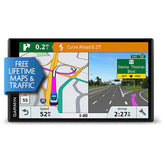 Garmin DriveSmart 61 LMT-S Automobile Portable GPS Navigator, 7" Touchscreen Color Display, Mountable, Black - 010-01681-02