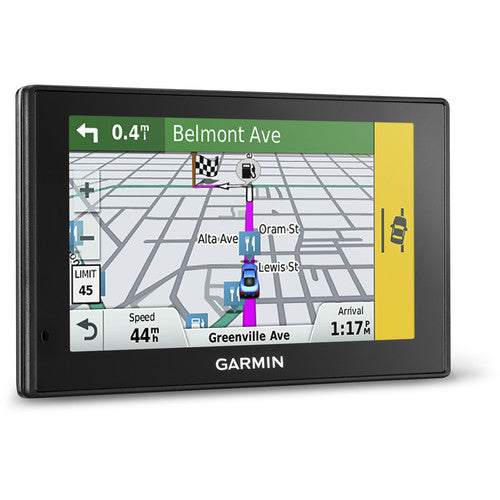 Garmin DriveAssist 51 LMT-S Automobile Portable GPS Navigator, 5" Touchscreen Color Display, Dash Cam, Mountable, Black - 010-01682-02