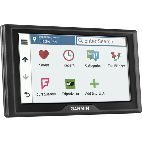 Garmin Drive 61 LMT-S Automobile Portable GPS Navigator, 6.1" Touchscreen Color Display, Mountable, Black - 010-01679-0C