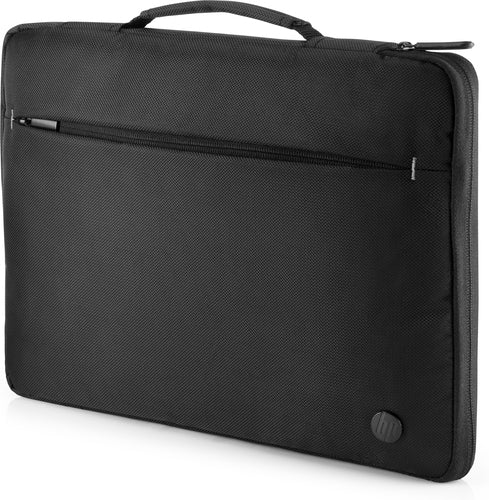 HP 14.1" Business Sleeve Notebook Case, Single-zip, Padded, Softly-lined Sleeve - 2UW01UT