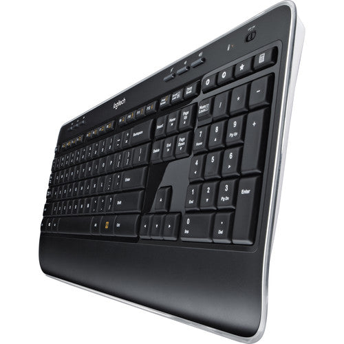 Logitech MK520 Full Keyboard/Laser Mouse Combo, USB, RF, Laser Mouse, Scroll Wheel, Black - 920-002553