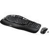 Logitech MK550 Wireless Wave Keyboard/Laser Mouse Combo, USB, RF, Laser Mouse, Scroll Wheel, Black - 920-002555