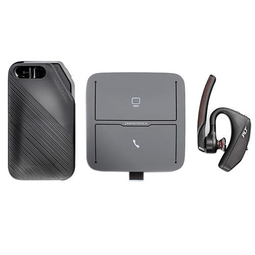 Poly Plantronics MDA220 USB Headset Switch, Switch for Plantronics Headsets, USB Desk Phone/Softphone Switch, Black - 207414-03
