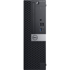 Dell OptiPlex 7060 SFF Desktop PC, Intel i5-8500, 3.0GHz, 16GB RAM, 256GB SSD, Win10P - 203DE7060i5G8DSREF (Refurbished)
