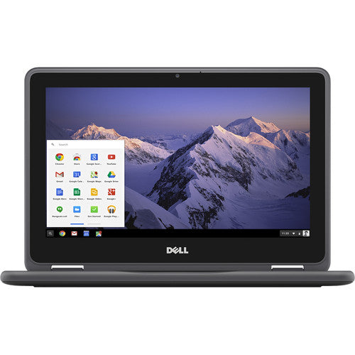Dell 3000 3100 11" HD (Touchscreen) Convertible Chromebook, Intel Celeron N4000, 1.10GHz, 4GB RAM, 64GB Flash Memory, Chrome OS (64-Bit) - NP1VY