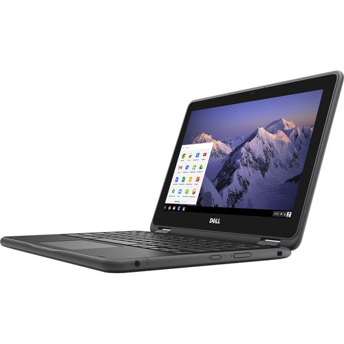 Dell 3000 3100 11" HD (Touchscreen) Convertible Chromebook, Intel Celeron N4000, 1.10GHz, 4GB RAM, 64GB Flash Memory, Chrome OS (64-Bit) - NP1VY