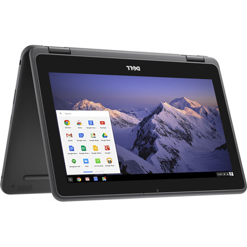 Dell 3000 3100 11" HD (Touchscreen) Convertible Chromebook, Intel Celeron N4000, 1.10GHz, 4GB RAM, 64GB Flash Memory, Chrome OS (64-Bit) - NP1VY