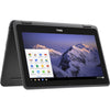 Dell 3000 3100 11" HD (Touchscreen) Convertible Chromebook, Intel Celeron N4000, 1.10GHz, 4GB RAM, 64GB Flash Memory, Chrome OS (64-Bit) - NP1VY