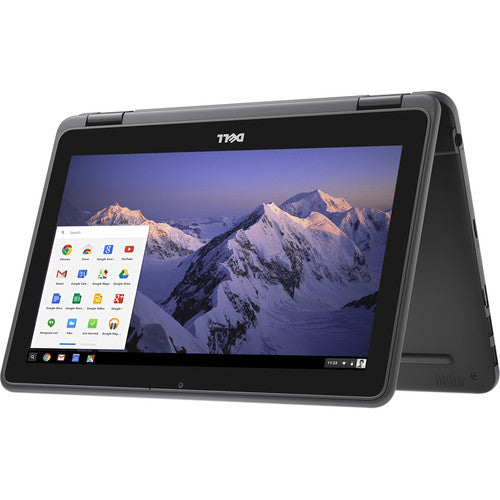 Dell 3000 3100 11" HD (Touchscreen) Convertible Chromebook, Intel Celeron N4000, 1.10GHz, 4GB RAM, 64GB Flash Memory, Chrome OS (64-Bit) - NP1VY
