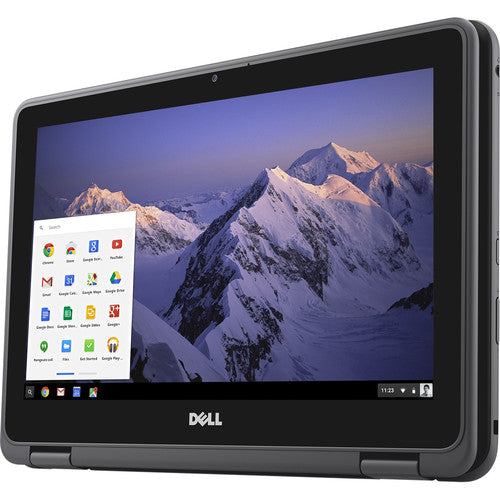 Dell 3000 3100 11" HD (Touchscreen) Convertible Chromebook, Intel Celeron N4000, 1.10GHz, 4GB RAM, 64GB Flash Memory, Chrome OS (64-Bit) - NP1VY