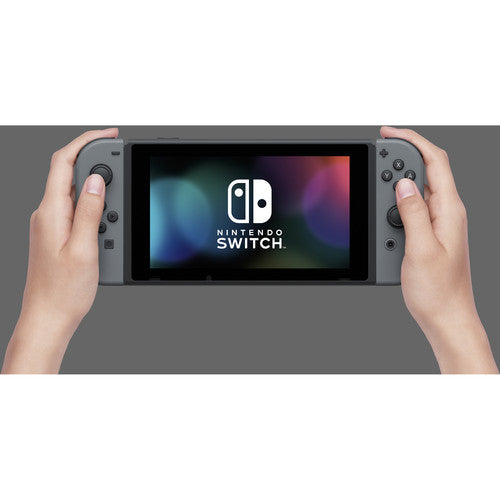 Nintendo Switch 32GB Console with Gray Joy-Con Controllers, 6.2" (1280x720) Touchscreen, WiFi - HADSKAAAA