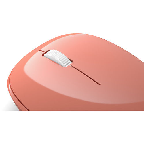 Microsoft Bluetooth Mouse, Wireless, 2.4GHz, 4 Buttons, Vertical Scrolling, Peach - RJN-00037