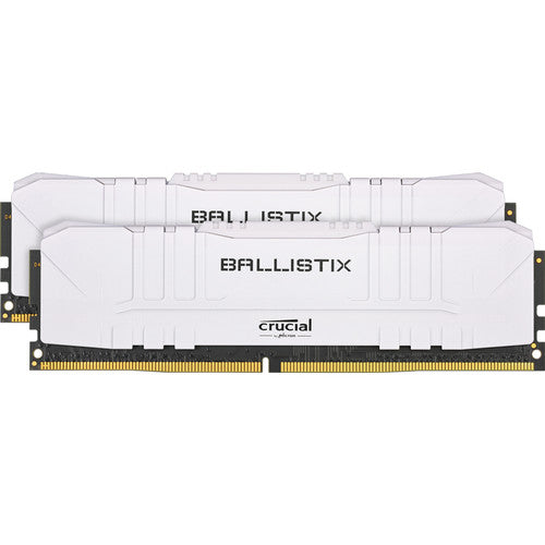 Crucial Ballistix 32GB (2x16GB) DDR4-2666 Gaming Memory, 288-pin RAM Module (White) - BL2K16G26C16U4W