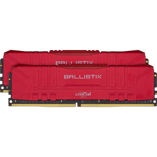 Crucial Ballistix 32GB (2x16GB) DDR4-3000 Desktop Gaming Memory, 288-pin RAM (Red) - BL2K16G30C15U4R