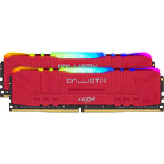 Crucial Ballistix RGB 16GB (2x8GB) DDR4-3200 Desktop Gaming Memory, 288-pin RAM (Red) - BL2K8G32C16U4RL