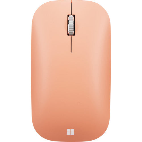 Microsoft Modern Mobile Mouse, Bluetooth, 2.4GHz, 4 Buttons, BlueTrack, Peach - KTF-00040