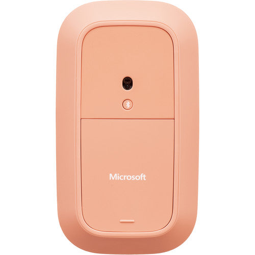 Microsoft Modern Mobile Mouse, Bluetooth, 2.4GHz, 4 Buttons, BlueTrack, Peach - KTF-00040