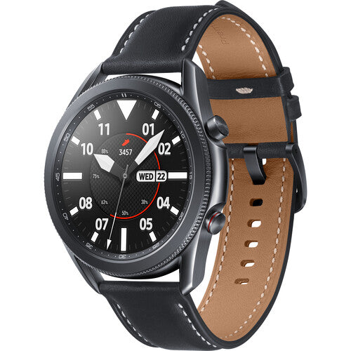 Samsung Galaxy Watch3 GPS Smartwatch, Bluetooth, Wi-Fi, LTE, Mystic Black - SM-R845UZKAXAR