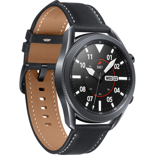 Samsung Galaxy Watch3 GPS Smartwatch, Bluetooth, Wi-Fi, LTE, Mystic Black - SM-R845UZKAXAR