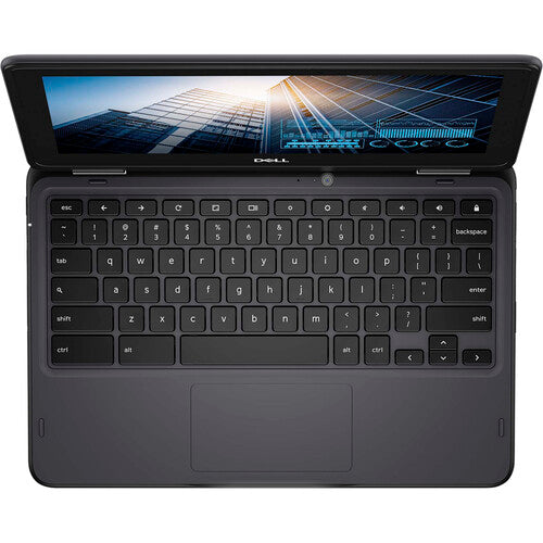 Dell Chromebook 3100 11.6" HD Convertible Laptop, Intel Celeron N4020, 1.10GHz, 4GB RAM, 64GB eMMC, Chrome OS - T1N2M (Refurbished)