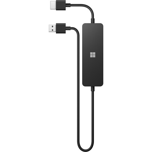 Microsoft 4K Wireless Display Adapter, HDMI, USB, Black - UTH-00001