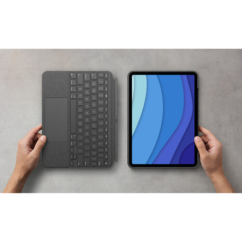 Logitech Combo Touch Backlit Keyboard Case for Apple 11" iPad Pro (1st/2nd/3rd Gen) - 920-010095