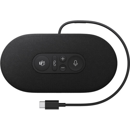 Microsoft Modern USB-C Speaker for Business, 50mm, 2x Omni-directional Microphones, Matte Black- 8L2-00001