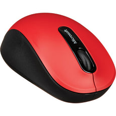 Microsoft Bluetooth Mobile Mouse 3600, 2.4GHz, BlueTrack, 4-way Scrolling, Dark Red - PN7-00011
