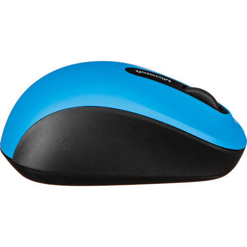 Microsoft Bluetooth Mobile Mouse 3600, 2.4GHz, BlueTrack, 4-way Scrolling, Blue - PN7-00021