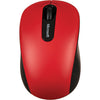 Microsoft Bluetooth Mobile Mouse 3600, 2.4GHz, BlueTrack, 4-way Scrolling, Dark Red - PN7-00011