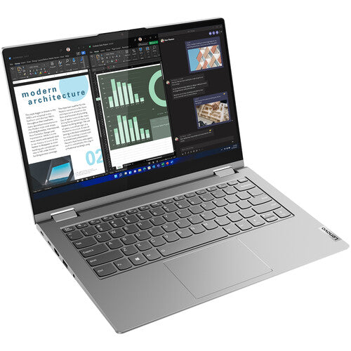 Lenovo ThinkBook 14s Yoga G2 IAP 14" FHD Convertible Notebook, Intel i7-1255U, 1.70GHz, 16GB RAM, 512GB SSD, Win11DG - 21DM003NUS