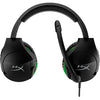 HP HyperX CloudX Stinger Wired Gaming Headset for Xbox, Noise-cancellation Mic, Black-Green - 4P5K1AA