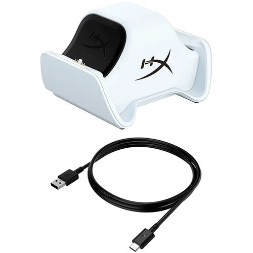 HP HyperX ChargePlay Duo, Controller Charging Station for PS5, USB, White - 51P68AA