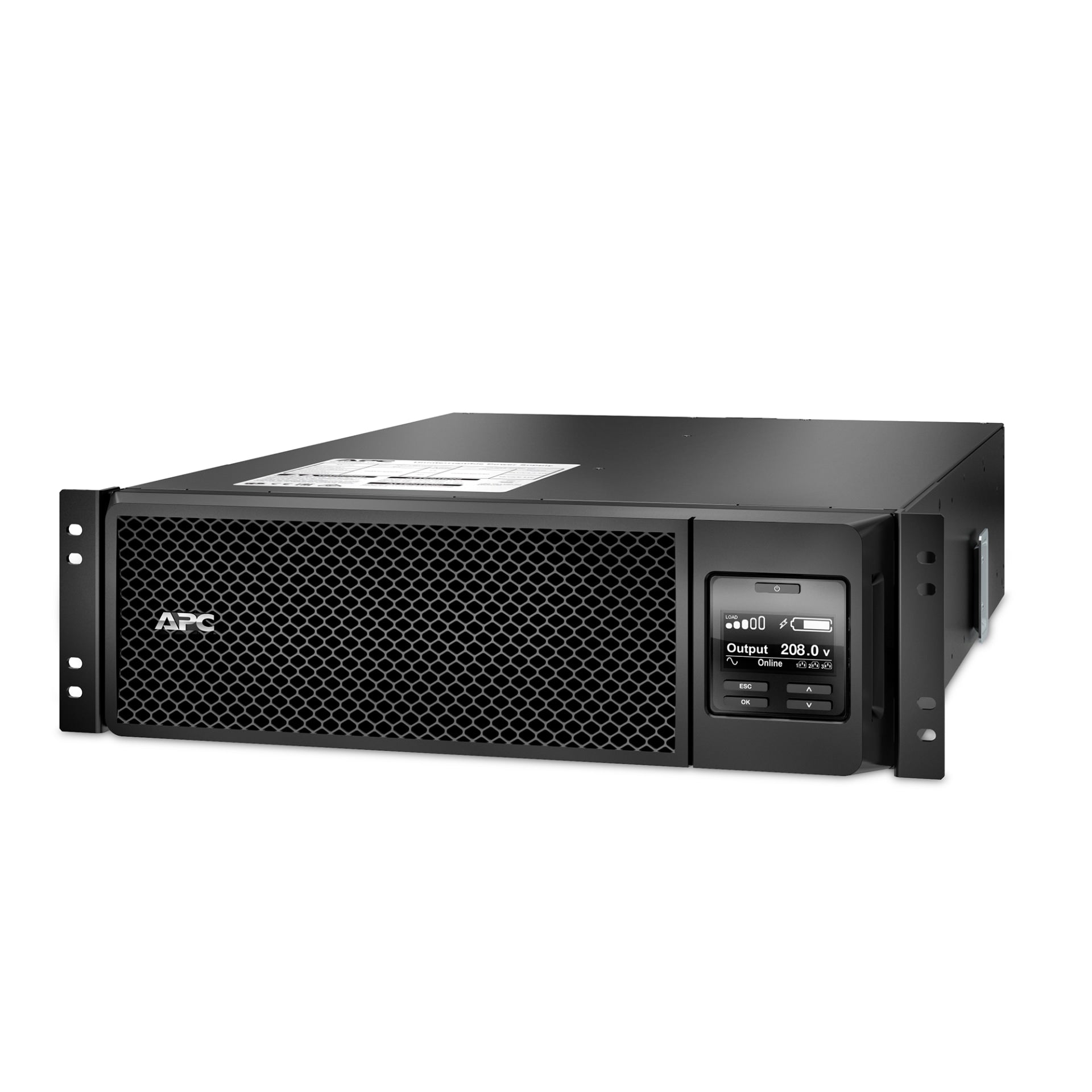 APC Smart-UPS SRT 5000VA RM 208V, Sine Wave, RJ-45, USB - SRT5KRMXLT