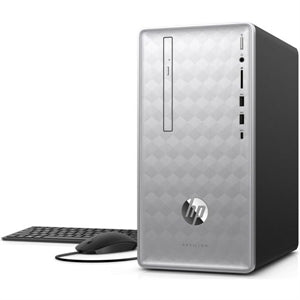 HP Pavilion 590-p0016 Desktop MT PC, Intel Core i3, 3.60GHz, 8GB RAM, 1TB HDD SATA +16GB Optane Memory, Windows 10 Home - 3LC18AA#ABA (Certified Refurbished)