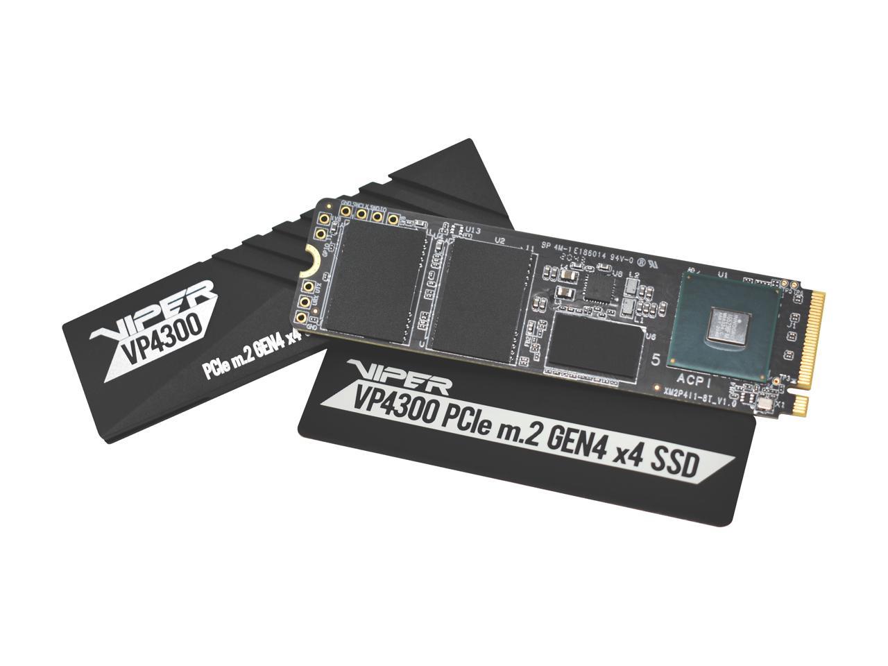Patriot Memory Viper VP4300 1TB Internal Solid State Drive, M.2 PCIe Gen4 x 4 Gaming SSD - VP4300-1TBM28H