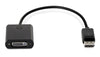 HP DisplayPort To Single-Link DVI Adapter, Male/Female Video Cable - F7W96AA