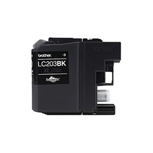 Brother Genuine High-Yield Black Ink Cartridge, 550 Pages - LC203BK