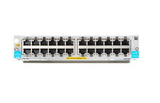 HPE Aruba 24-port 10/100/1000Base-T PoE+ Module, 24 x RJ-45 Ports, 1 Gbps - J9986A