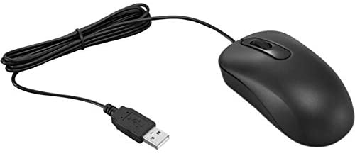 Lenovo Basic Wired Mouse, Red Optical Sensor, 1000 dpi, 3 Buttons, Ambidextrous - 4Y51C68693