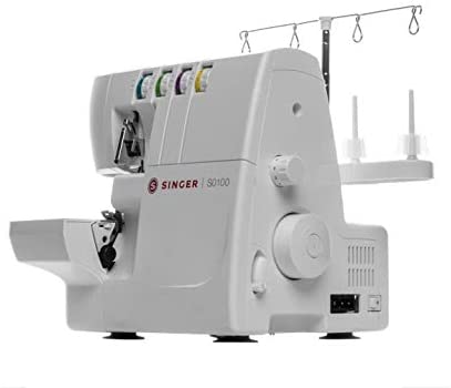 Singer S0100 Overlock Serger Sewing Machine, LED, White - 230267112