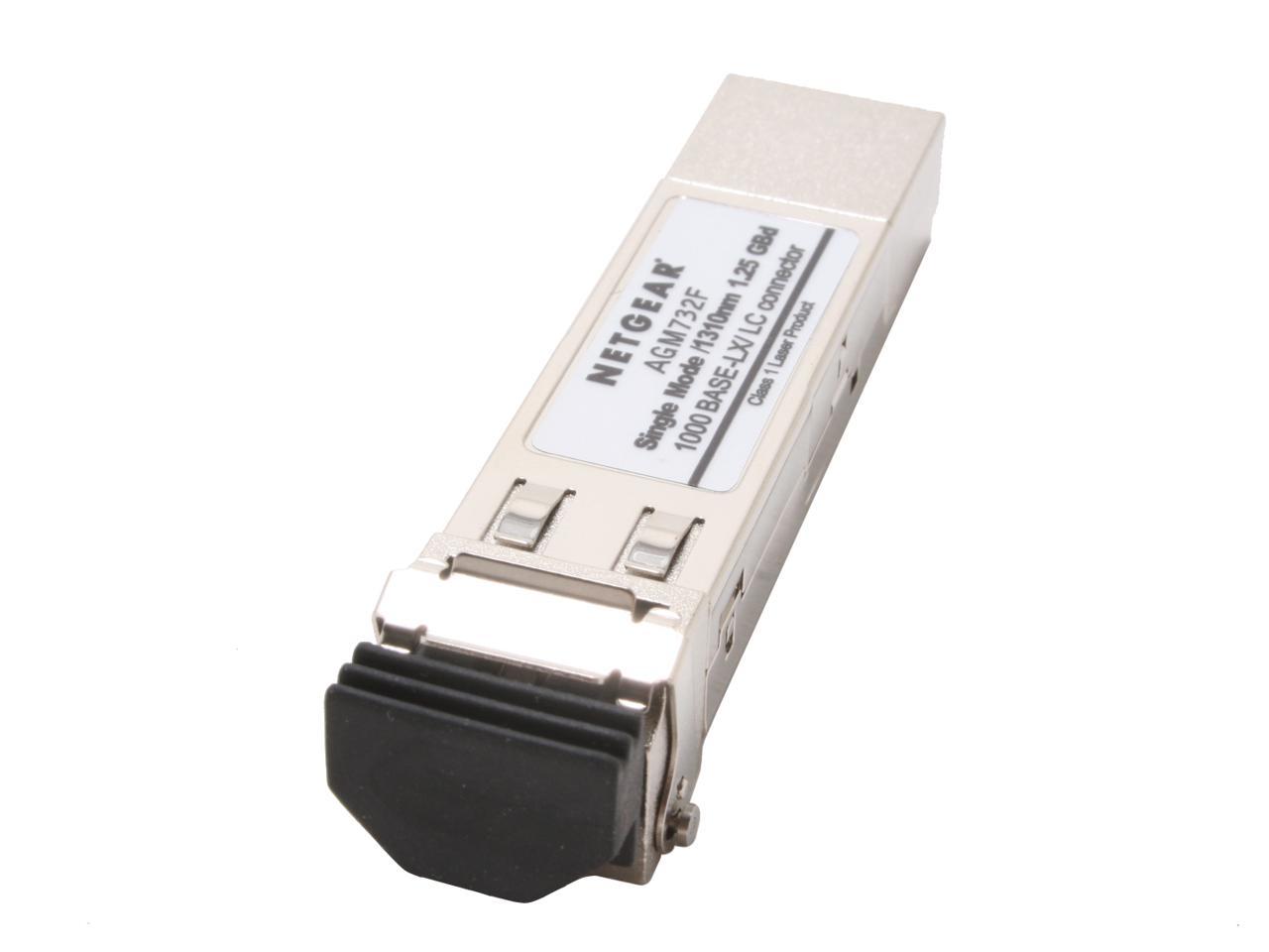 Netgear ProSafe AGM732F Fiber 1000BASE-LX SFP GBIC Transceiver Module, Connectivity Over 10Km, LC connector - AGM732F