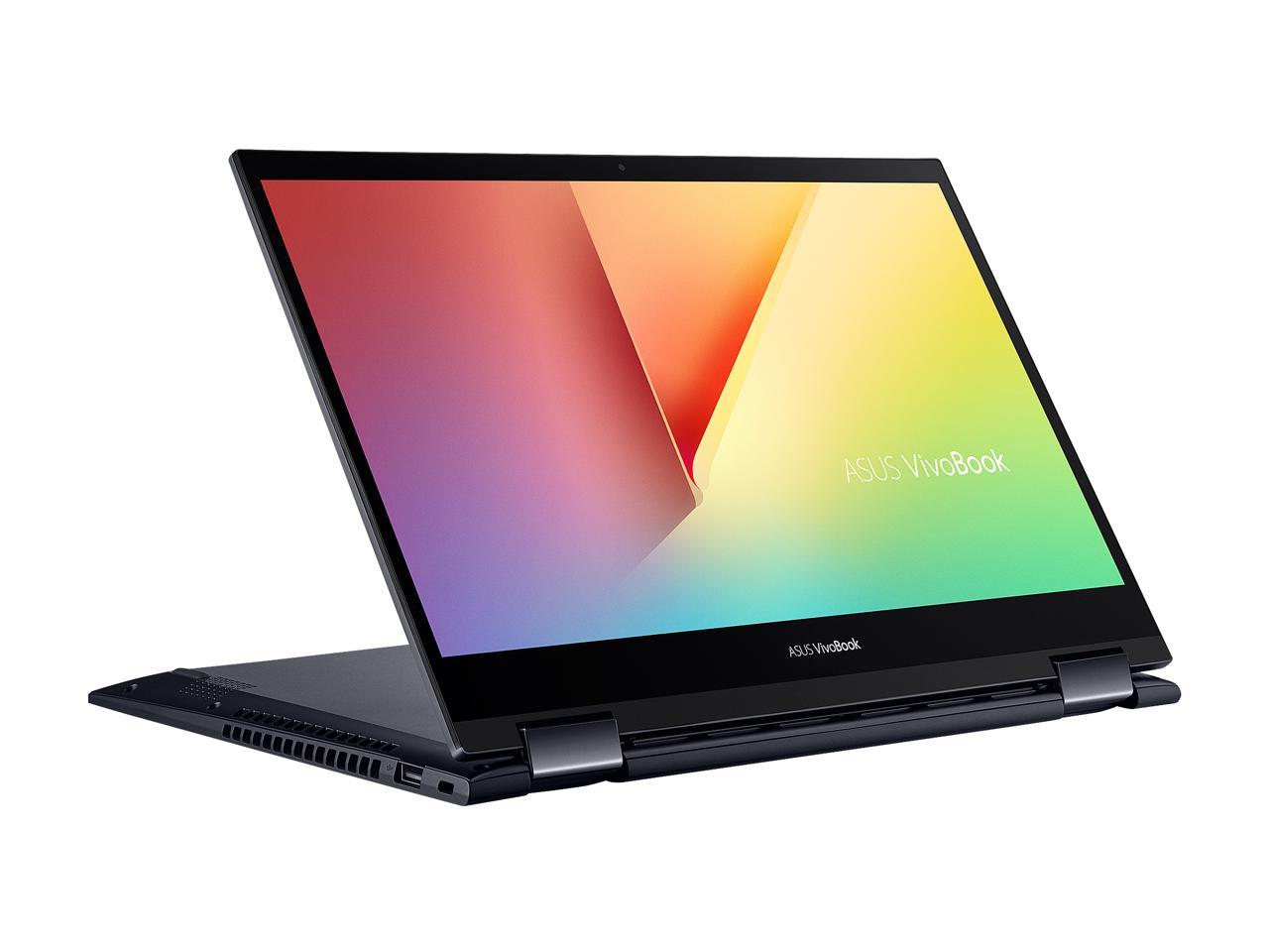 Asus VivoBook Flip 14" FHD Convertible Laptop, AMD R7-4700U, 2.0GHz, 8GB RAM, 512GB SSD, Win10H - TM420IA-DB71T (Refurbished)